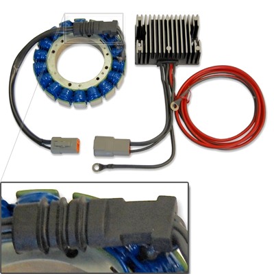 Harley-Davidson 3-Phase Stator-Regulator/rectifier Kit